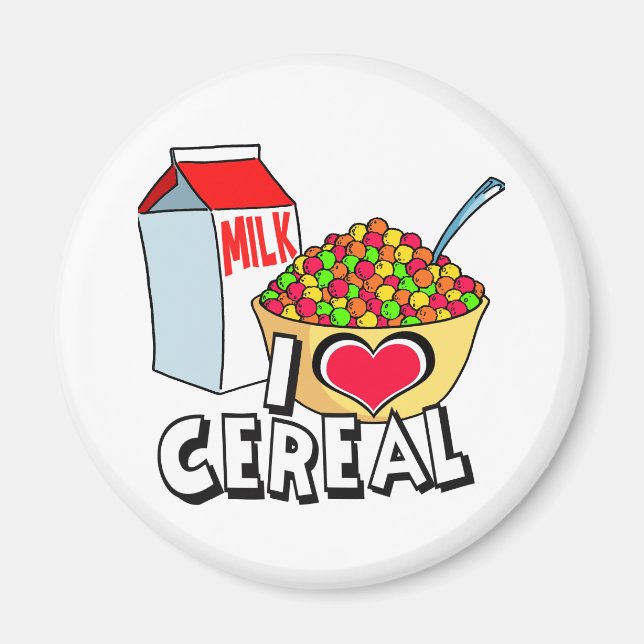 I LOVE CEREAL MAGNET (Front)
