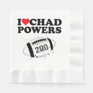 I love Chad Powers 200 American Football Undercove Napkins