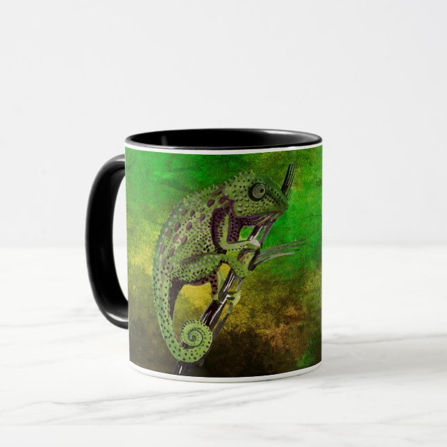 I love chameleons mug (Front Left)