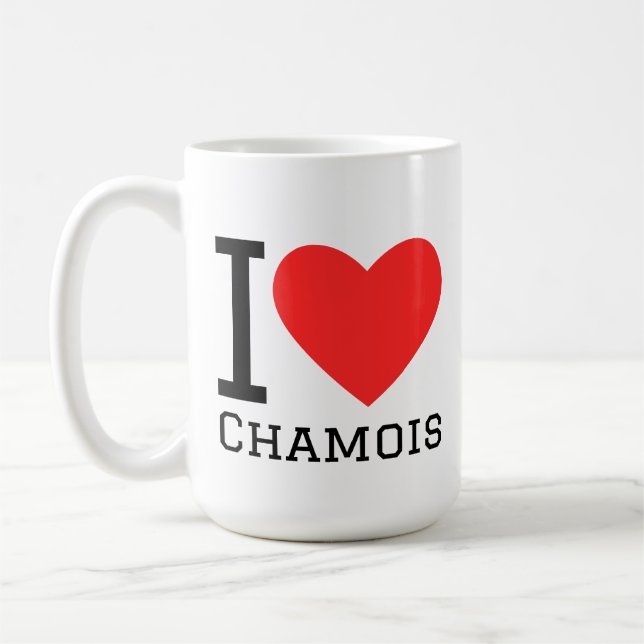 I love chamois coffee mug (Left)