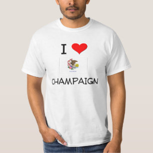 I Love CHAMPAIGN Illinois T-Shirt