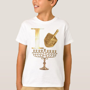 I Love Chanukah Kids Shirt