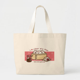 i love char siu bao Jumbo Tote