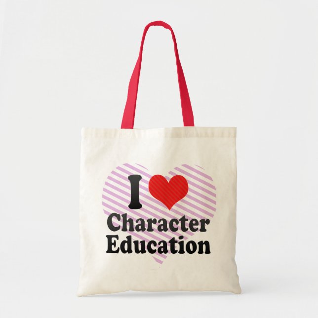 I Love Character Education Tote Bag (Front)