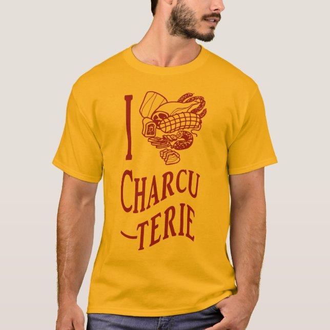 I Love Charcuterie T-Shirt (Front)