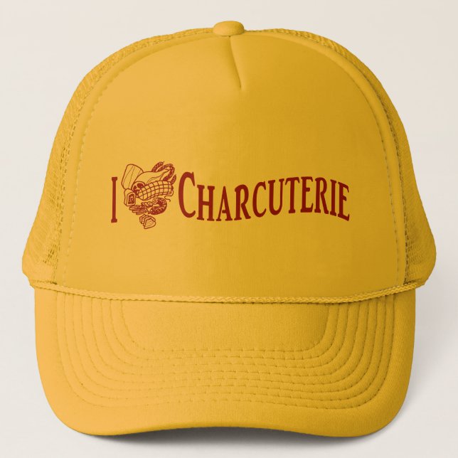 I Love Charcuterie Trucker Hat (Front)
