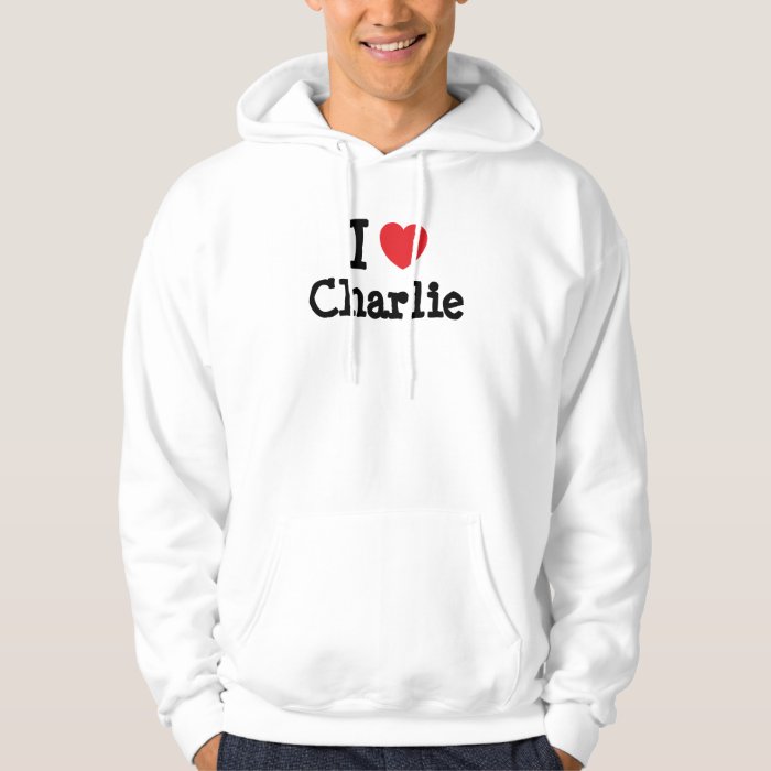 I love Charlie heart T-Shirt | Zazzle