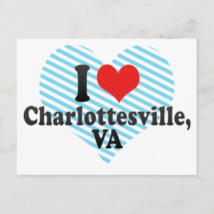I Love Charlottesville,+VA Postcard