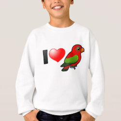 I Love Chattering Lories Kids' American Apparel Organic T-Shirt