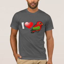 I Love Chattering Lories Men's Basic American Apparel T-Shirt