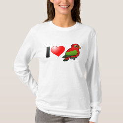 I Love Chattering Lories Women's Basic Long Sleeve T-Shirt