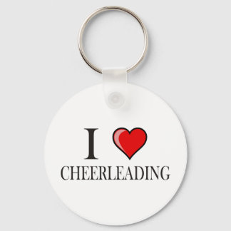 I love cheerleading keychain