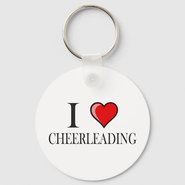 I love cheerleading keychain (Front)