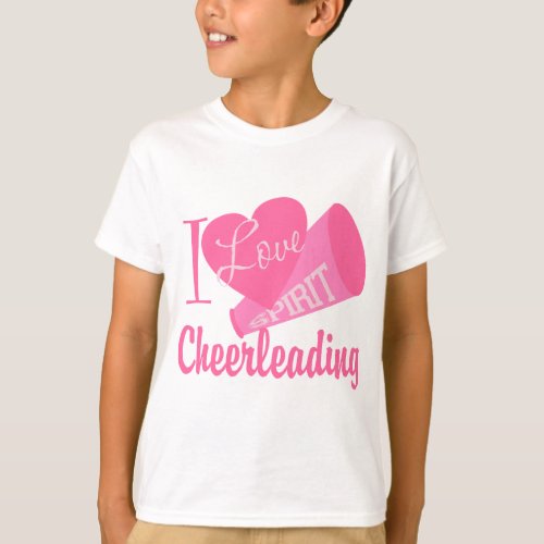 I Love Cheerleading T_Shirt