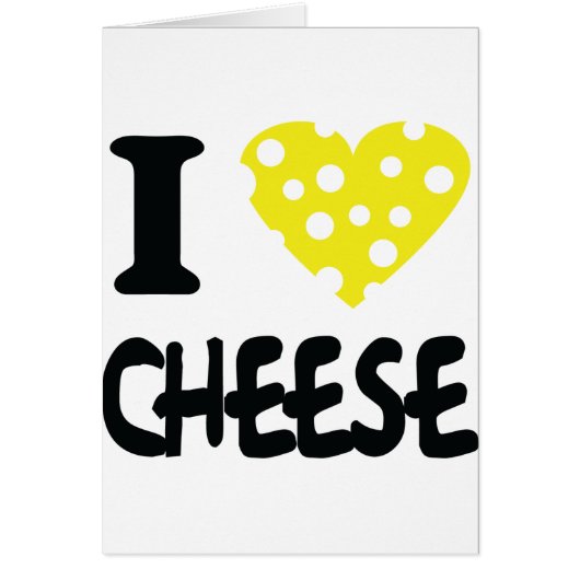 I love cheese icon cards (Front)