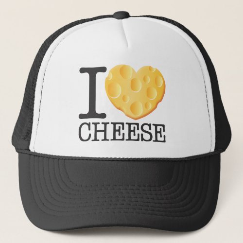 I Love Cheese Trucker Hat
