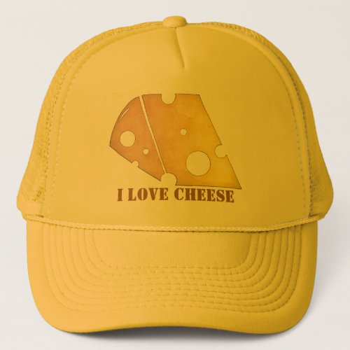 I LOVE CHEESE Trucker Hat