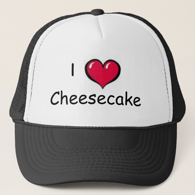 I Love Cheesecake Hat (Front)