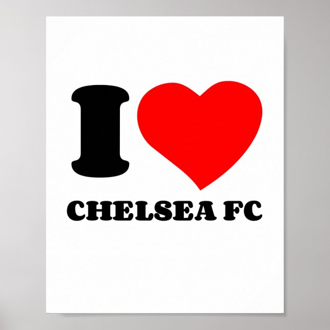 I LOVE CHELSEA FC POSTER (Front)