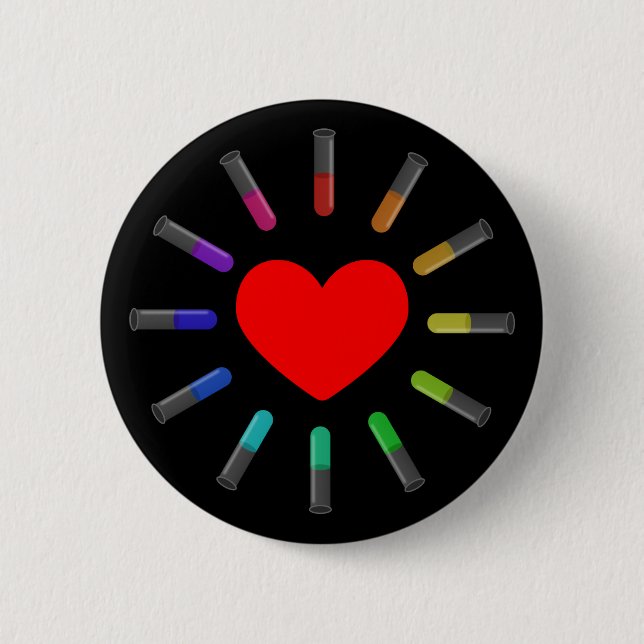 I Love Chemistry Button (Front)