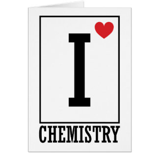 I Love Chemistry Cards