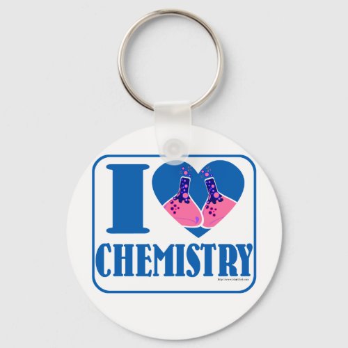 I love Chemistry Keychain