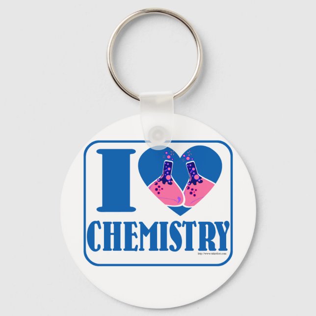 I love Chemistry Keychain (Front)