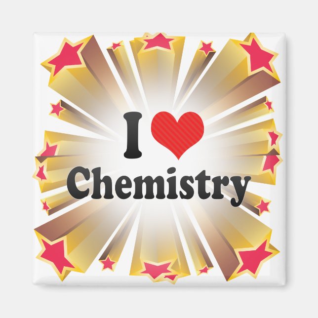 I Love Chemistry Magnet (Front)