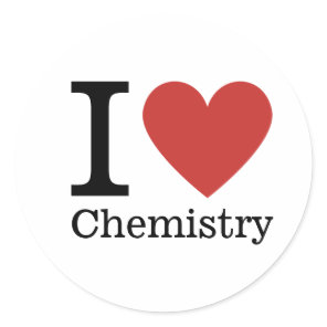 I ❤️ Love Chemistry STICKER