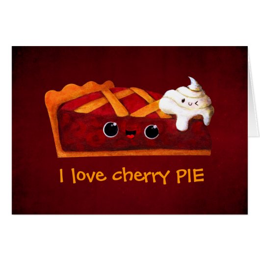 I love Cherry Pie Cards (Front Horizontal)