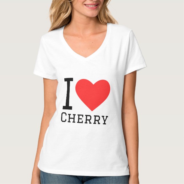 I love cherry  T-Shirt (Front)