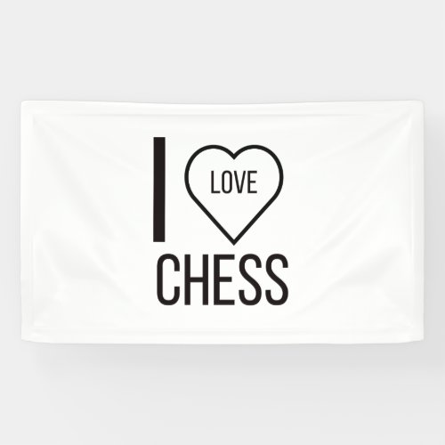 I LOVE CHESS BANNER