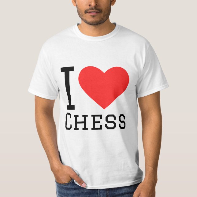 I love chess T-Shirt (Front)