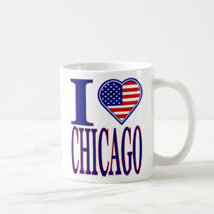 I Love Chicago Forth Of July Edition Mug