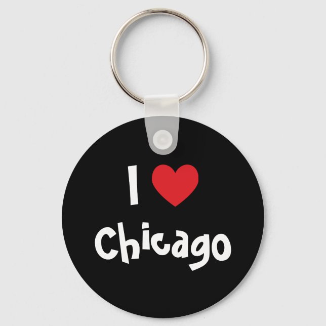 I Love Chicago Keychain (Front)