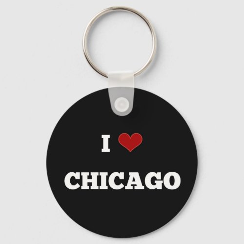I Love Chicago Keychain