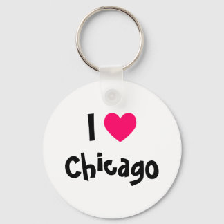 I Love Chicago Keychain