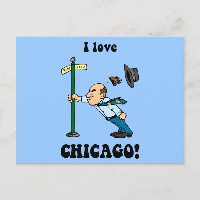 I love Chicago Postcard (Front)