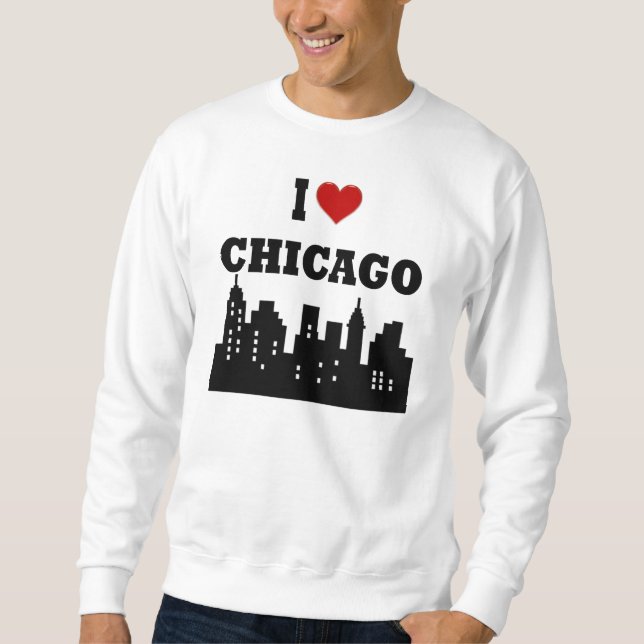 I Love Chicago Sweatshirt (Front)
