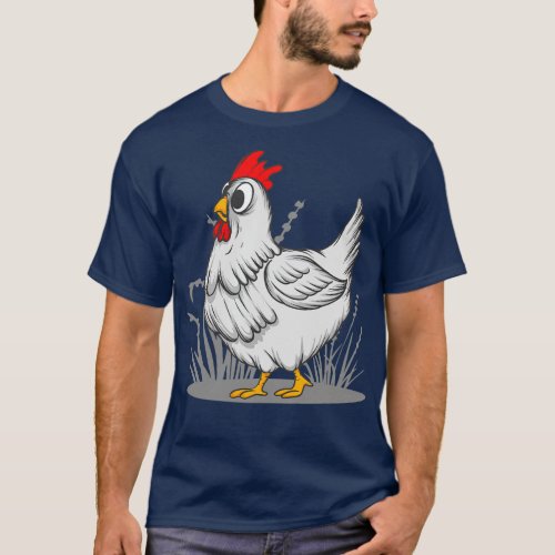 I Love Chicken Chicken Lover Farmer Gift T_Shirt