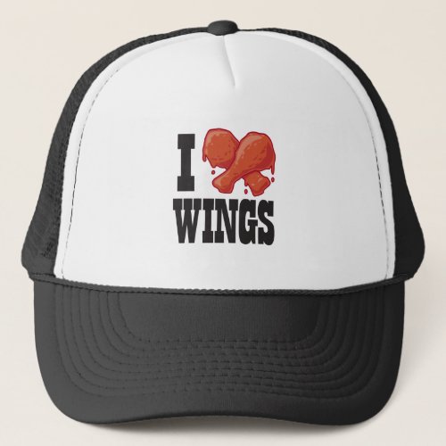 I Love Chicken Wings Trucker Hat
