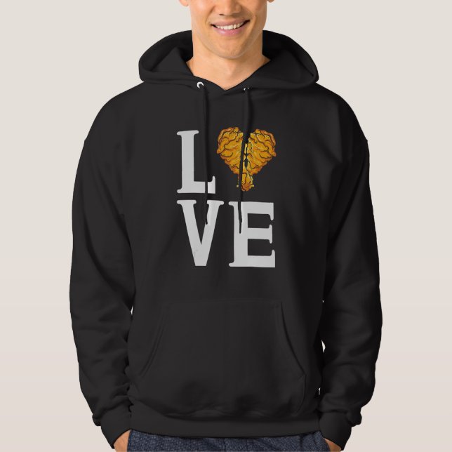 I Love Chicken Wings   Wings   Hoodie (Front)