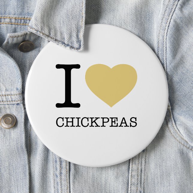 I LOVE CHICKPEAS BUTTON (In Situ)