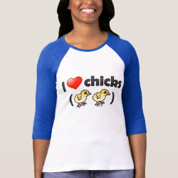 Cute Baltimore Oriole Love Ladies Raglan Fitted T-Shirt