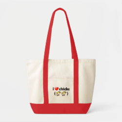 I Love Chicks (birds) Impulse Tote Bag