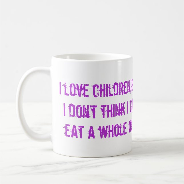 I Love Children Coffee Mug (Left)