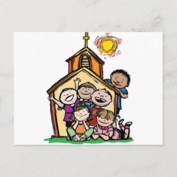 I Love Children's Church! Postcard by CRDesigns at Zazzle