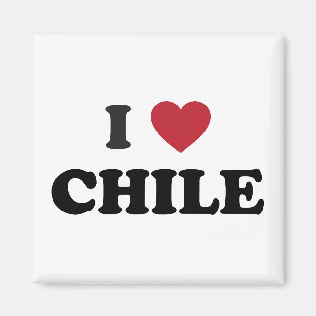 I Love Chile Magnet (Front)