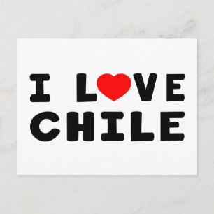 I Love Chile Postcard