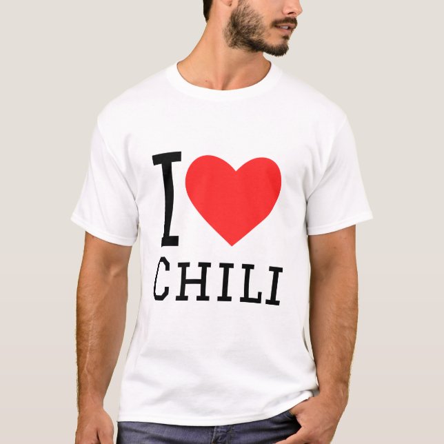 I love chili T-Shirt (Front)